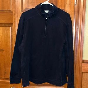 Black Calvin Klein 1/4 zip large
